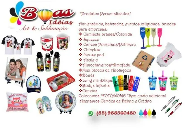 Brindes /Produtos Personalizados