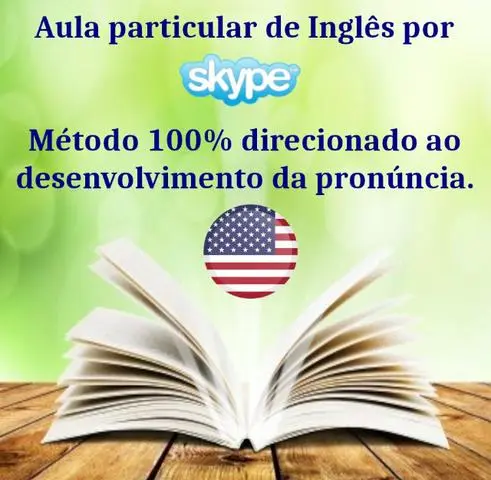 Aula particular de Inglês por Skype
