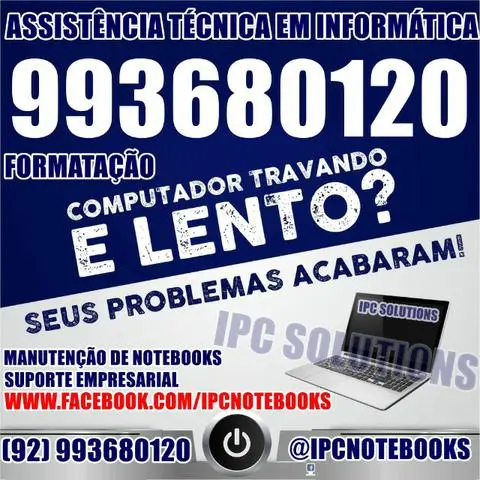Manutenção de Computadores (Notebooks e Maquinas Gamers)