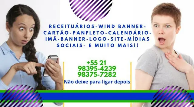 Serviços gráficos e digitais. Algum que você precisa, você com certeza pode pagar