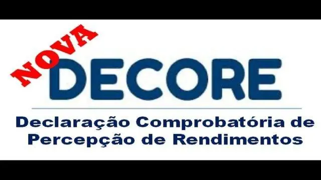 Decore - Comprovante de Renda - Contador