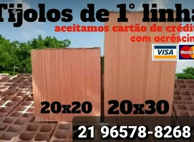 Tijolos JJ de Campos em promoção *530.00