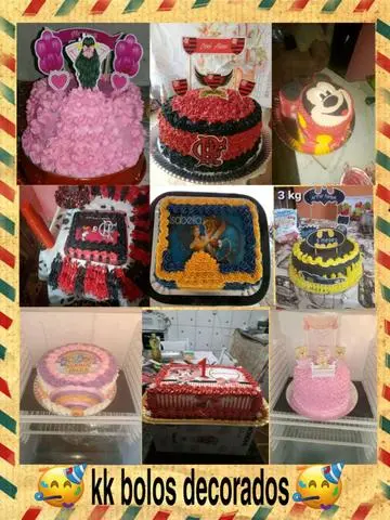 Kk bolos decorados