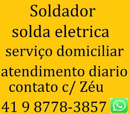 Soldador serviço de solda a domicilio