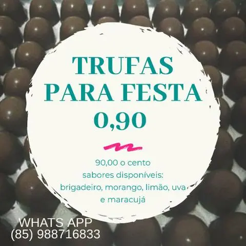 Trufas para festa 0, 90