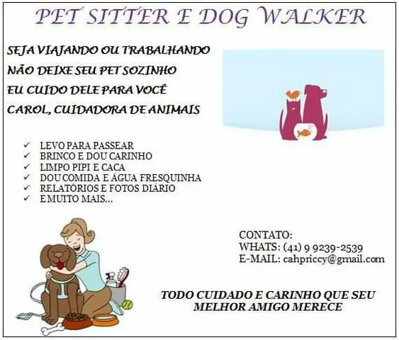 Pet Sitter e Dog Walker