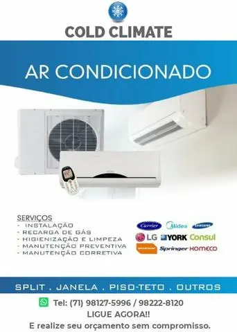 Instalação e Manutenção Ar Condicionado