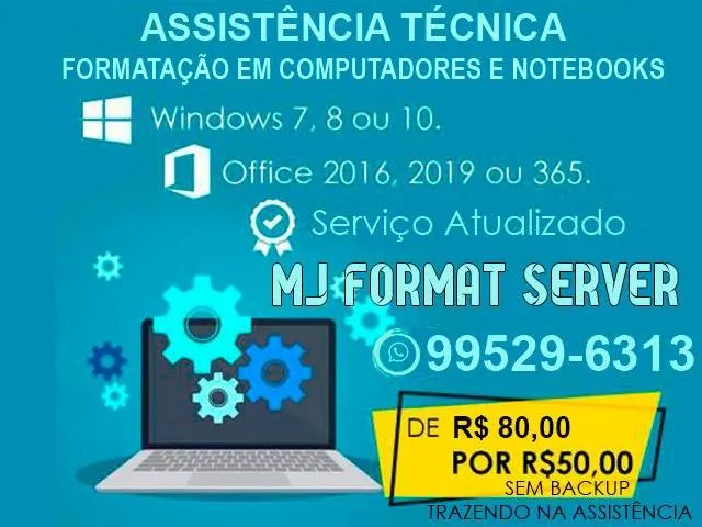 Formatação de PCs e Notes