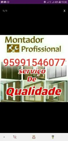 Montador de móveis profissional preço acessível
