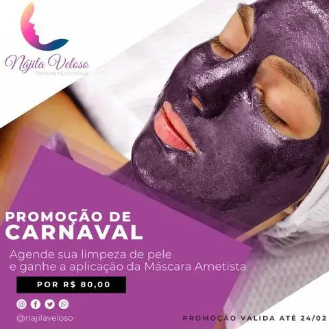 Limpeza de Pela + Máscara Amestista