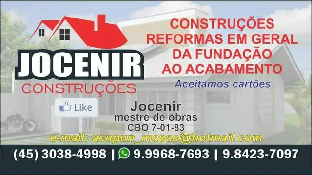 Pedreiro/mestre de obras