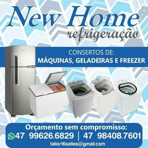 Conserto de lavadoras freezer , geladeia e máquinas de lavar roupas.