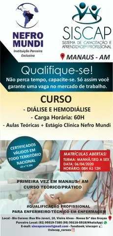 Curso diálise e hemodiálise