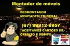 Montador de moveis já com frete