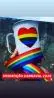 Promoção caneca de alumínio personalizada