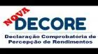Decore - Comprovante de Renda - Contador