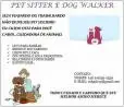 Pet Sitter e Dog Walker