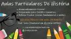 Aulas particulares de História