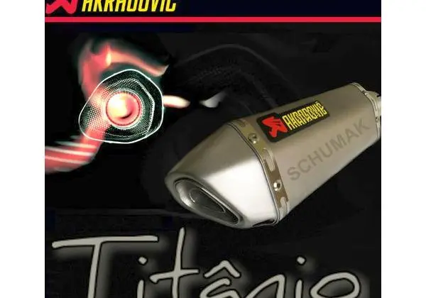 Ponteira tp Akrapovic - Escapamento esportivo moto - ninja xj6 cb300 mt03 r3 z750 cb1000