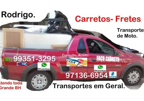 Mudança Simples- Transporte de Geladeira- Faço Fretes- Carretos