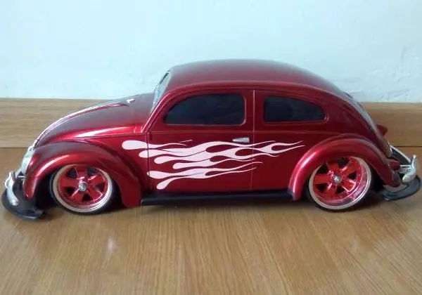 Fusca controle Remoto Usado à bateria recarregável