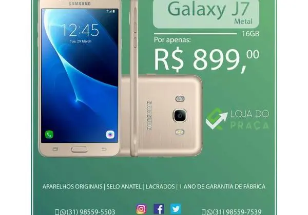 Galaxy J7 16gb lacrado