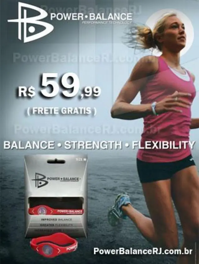 Power Balance RJ Pulseira do Equilibrio Frete Gratis Holograma Nasa Original