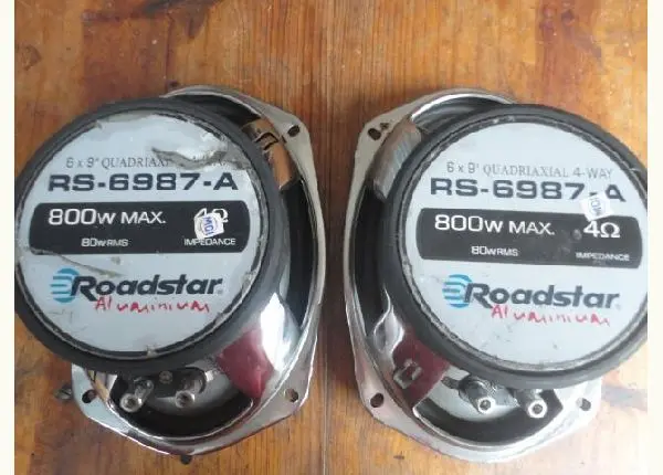Alto Falante Roadstar Aluminium 6x9 800 W usado Par