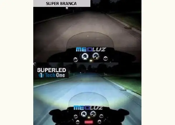 Super led para moto universo