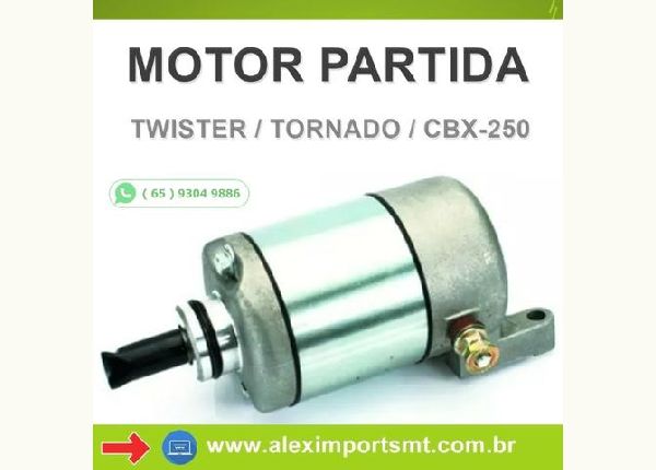 Motor De Partida Magnetron Cbx250 Twister/nx/ Xr250 Tornado