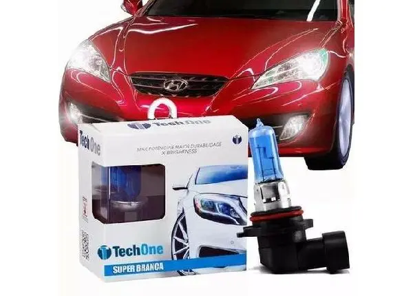 Par Tech One 8500K Super Brancas Originais H1 H4 H3 H7 H27 H16 HB4 H11 e H8