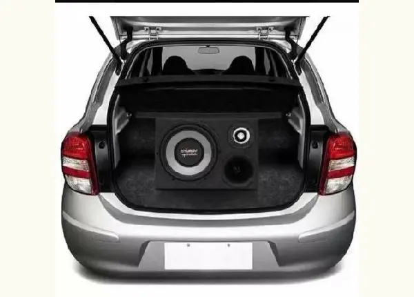 Caixa Trio Completa Amplificada Sturdy 400Wrms 12