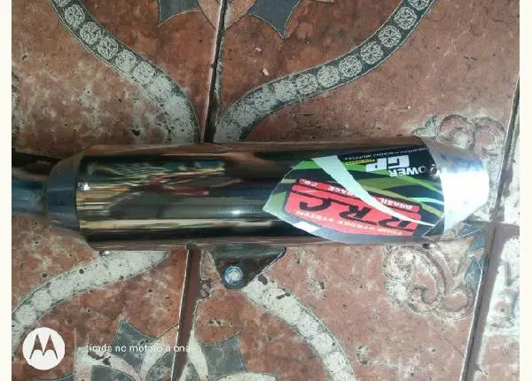 Escapamento brc semi novo usado poucas vezes original da xre 300