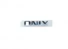 Emblema da tampa traseira onix