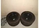 Roda 13 4x100 com pneu