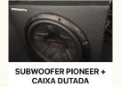 Subwoofer pioneer + caixa dutada
