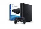 PS4 slim 1 TB + 1 controle + cabos