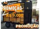 Carretinha para transportar cavalos