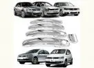 Kit Aplique Maçaneta Cromado Fox 03 a 09 Golf 99 a 07 Gol G5 09 a 12 4 Portas