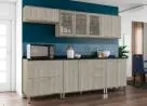 Cozinha Lara Cinza 2, 70m 10x 280, 00 visa e master