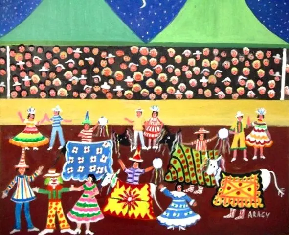 ARACY TEMA FESTA DO BOI BUMBA MEDIDA 50X40 A VENDA COM AJUR SP