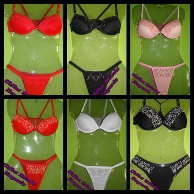 LINGERIE CHIKA MIÚDA PARA REVENDEDORES - CONJUNTO DE CALCINHA E SUTIÃ COM BOJO em Fortaleza