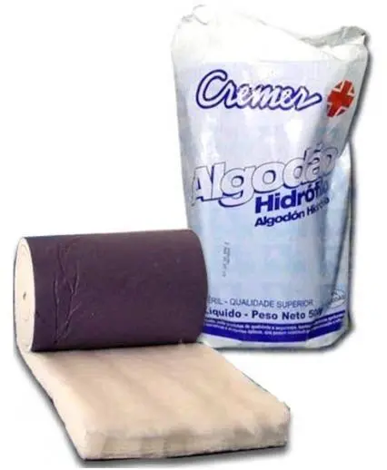 ALGODÃO HIDRÓFILO ROLO 500g