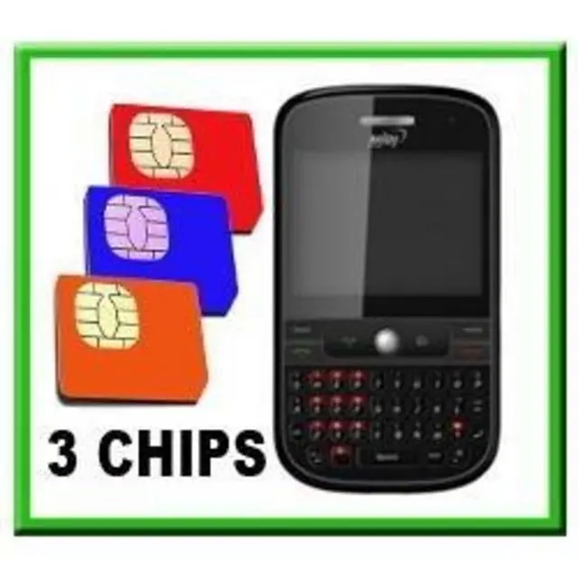 Celular 3 CHIPS usamix Smartphone Mp25 Celular 4 Operadora