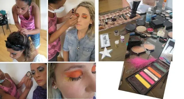 Produção de cabelo e maquiagem para eventos