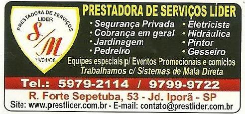 PRESTADORA DE SERVIÇOS LÍDER