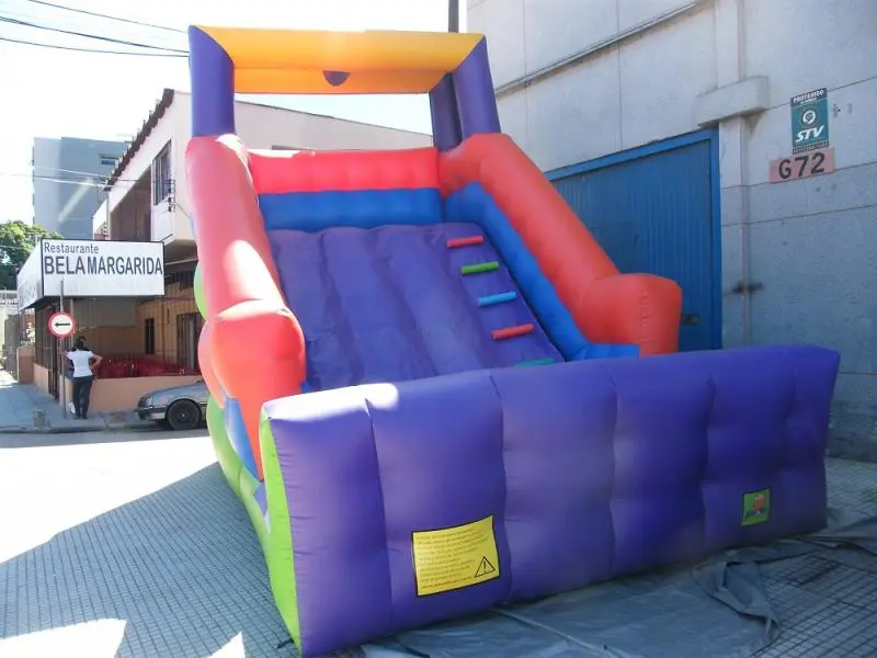 Brinquedos infláveis, tobogã promocional arteinflavel