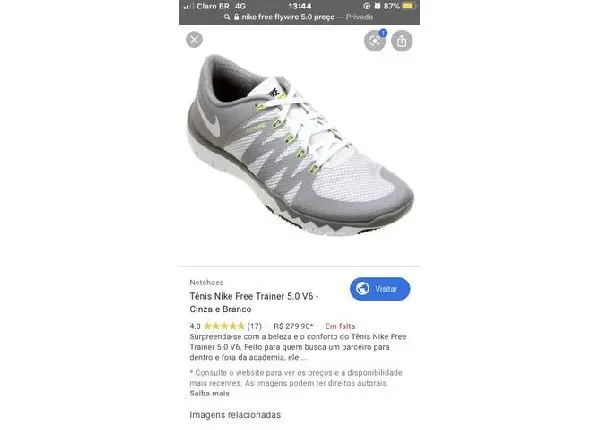Nike free trainer 5.0