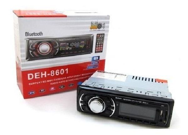 Som Automotivo Fm Sd Usb Aux E Bluetooth Deh-8601 Novo Garantia