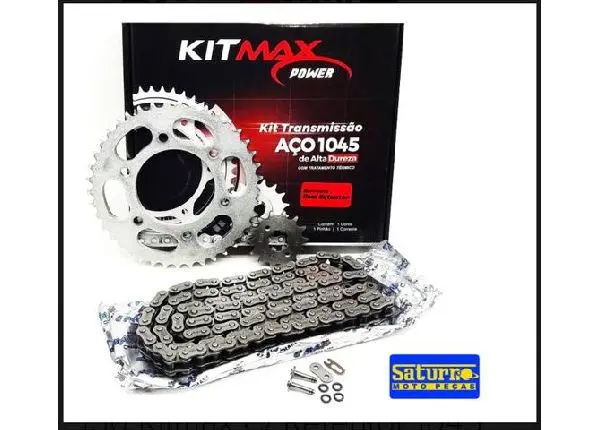Kit relação yes125 gsr150 intruder125 Suzuki entregas promoção